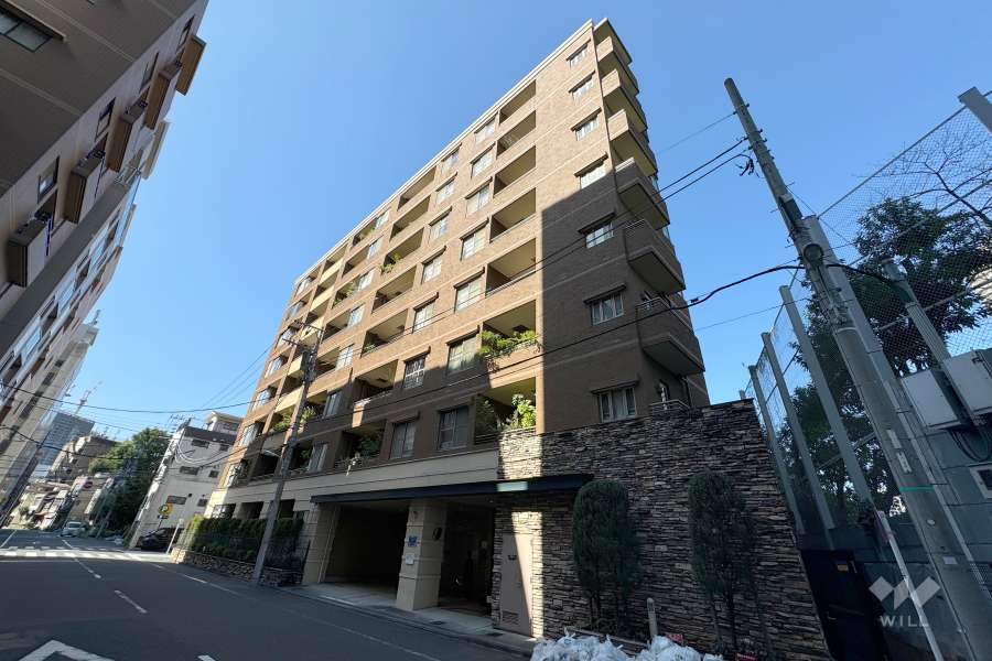 東京月島ガーデンハウスシテイフロントの外観（東側から）