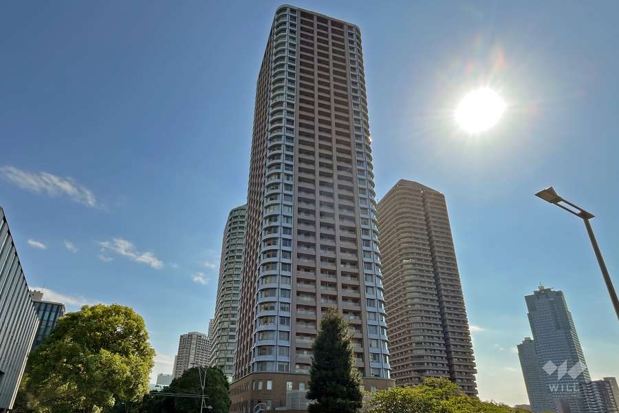 スカイライトタワーの外観（北側から）