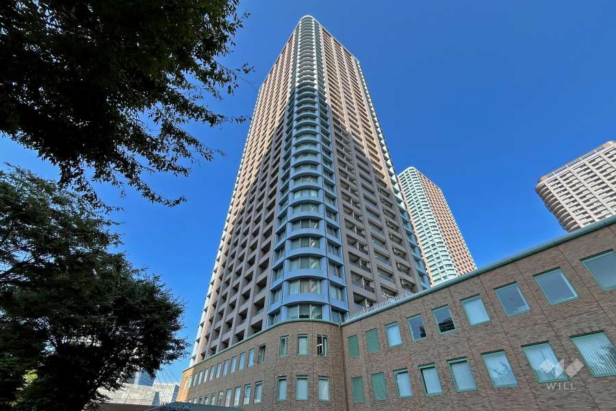 スカイライトタワーの外観（南西側から）