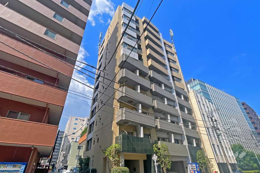 メインステージ東日本橋２の外観（南西側から）
