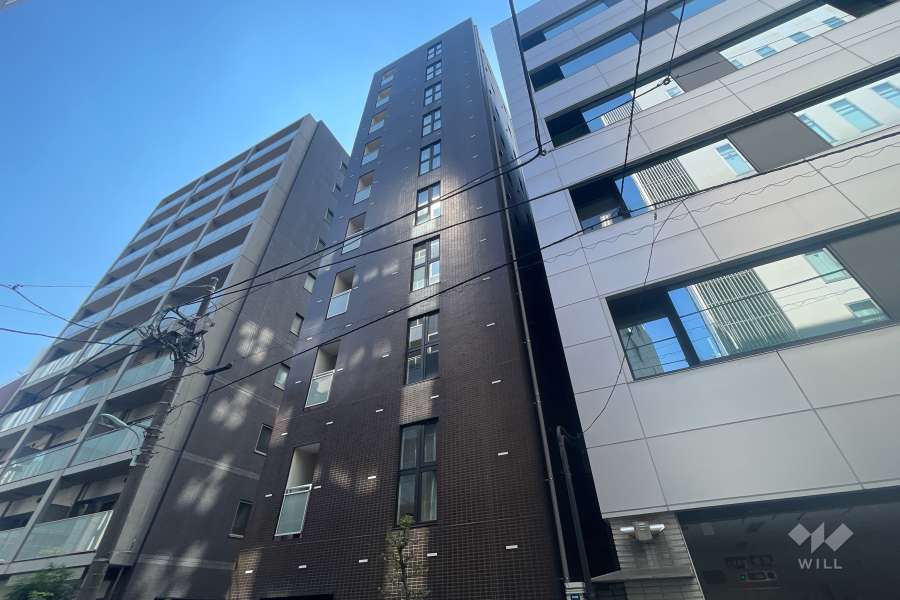 グリーンパーク東日本橋レジデンス２の外観（北東側から）