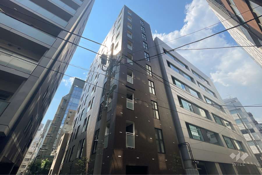 グリーンパーク東日本橋レジデンス２の外観（東側から）