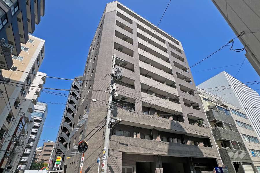 パレステュディオドルチェ日本橋イーストの外観（南西側から）