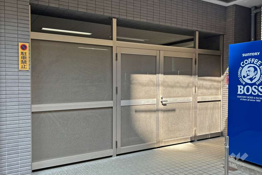 敷地部分にある駐輪場