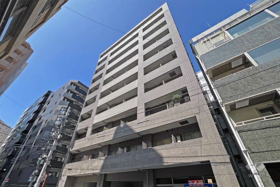 パレステュディオドルチェ日本橋イーストの外観（南東側から）