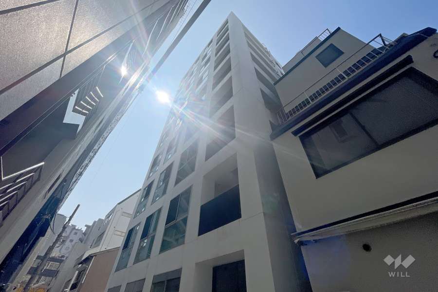 グリーンパーク東日本橋スクエアの外観（北東側から）