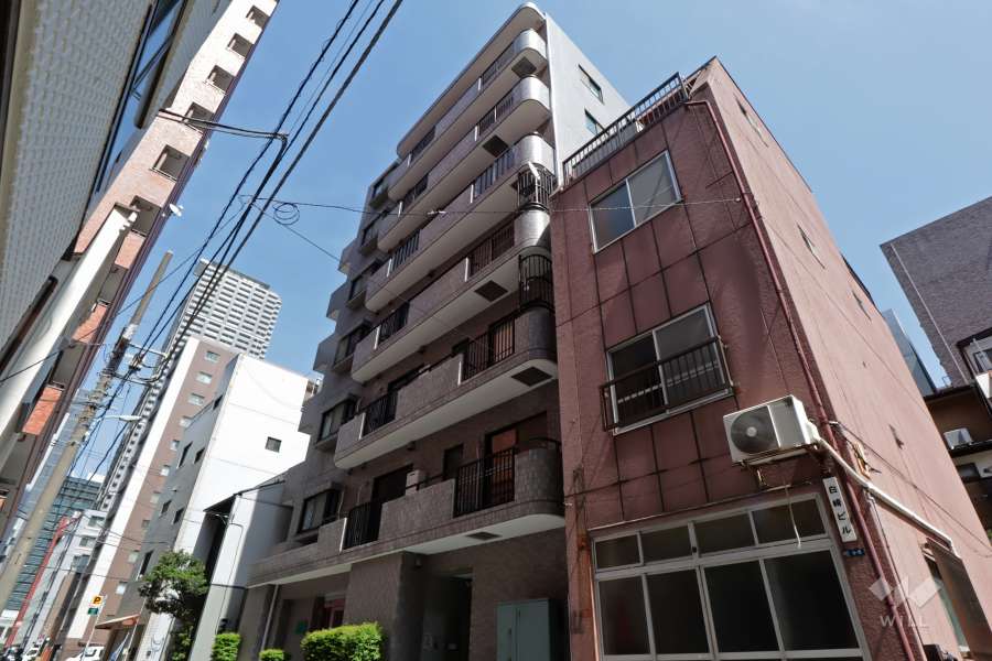 ドムール水天宮前外観(北西側から)