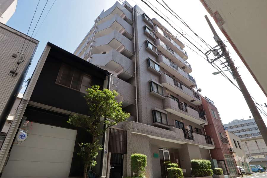 ドムール水天宮前外観(北側から)