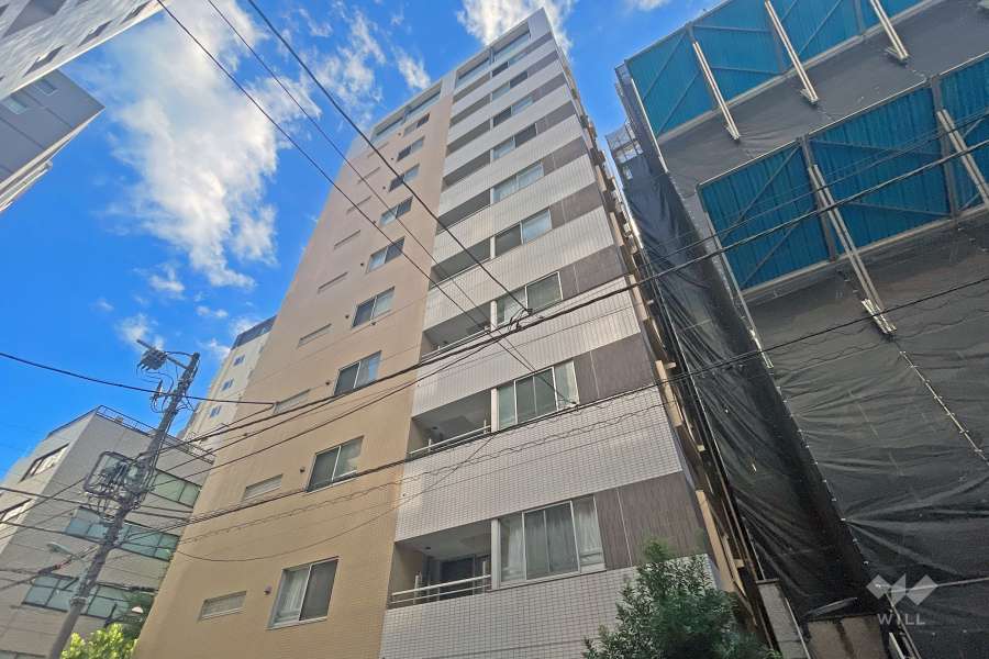 アスコットパーク日本橋水天宮の外観（北東側から）