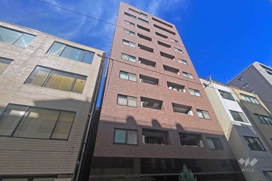 東京アムフラットの外観（南西側から）