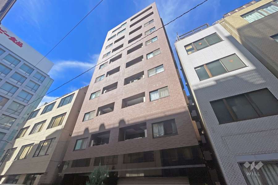 東京アムフラットの外観（南東側から）