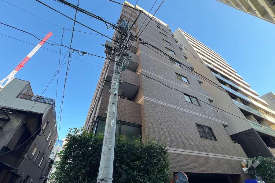 グランドガーラ日本橋茅場町の外観（南西側から）