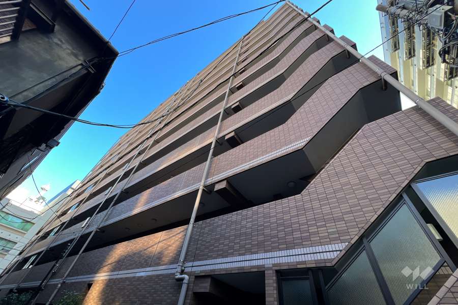 グランドガーラ日本橋茅場町の外観（南西側から）