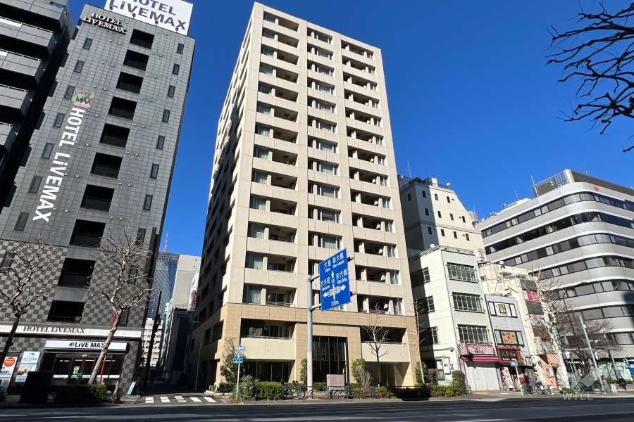 ブランズ日本橋茅場町の外観（南東側から）