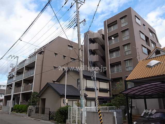 サンクタス夙川西の外観（南西側より）