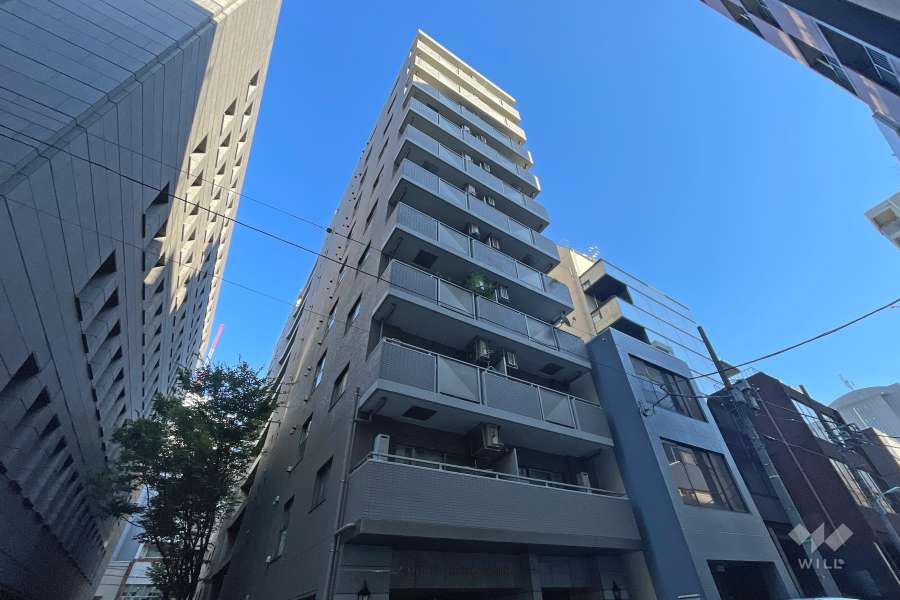 エクセレント三越前の外観（北西側から）