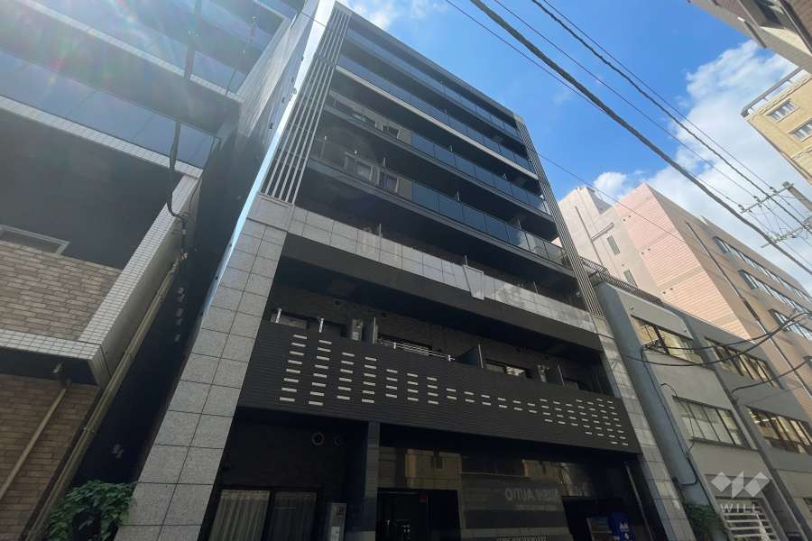 ジーベック人形町エグゼの外観（南東側から）