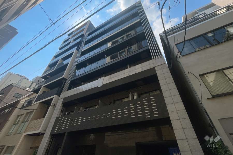 ジーベック人形町エグゼの外観（北東側から）