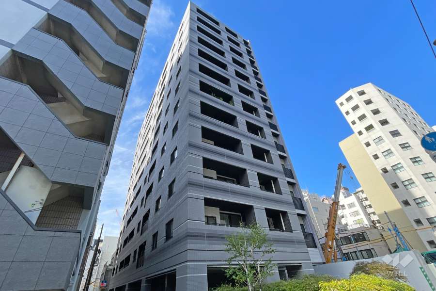 アスコットパーク日本橋小伝馬町の外観（南東側から）