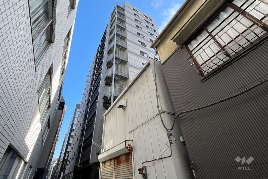 アスコットパーク日本橋小伝馬町の外観（北西側から）