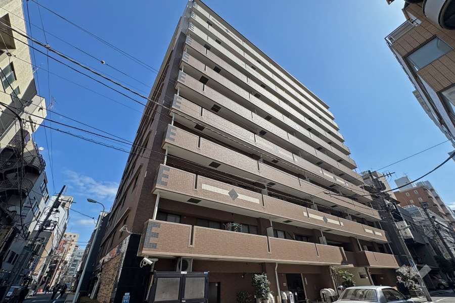 ダイアパレスグランデージ日本橋の外観（西側から）