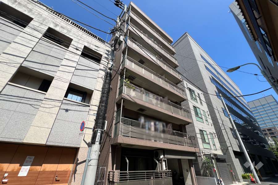 プレジール日本橋人形町の外観（南側から）