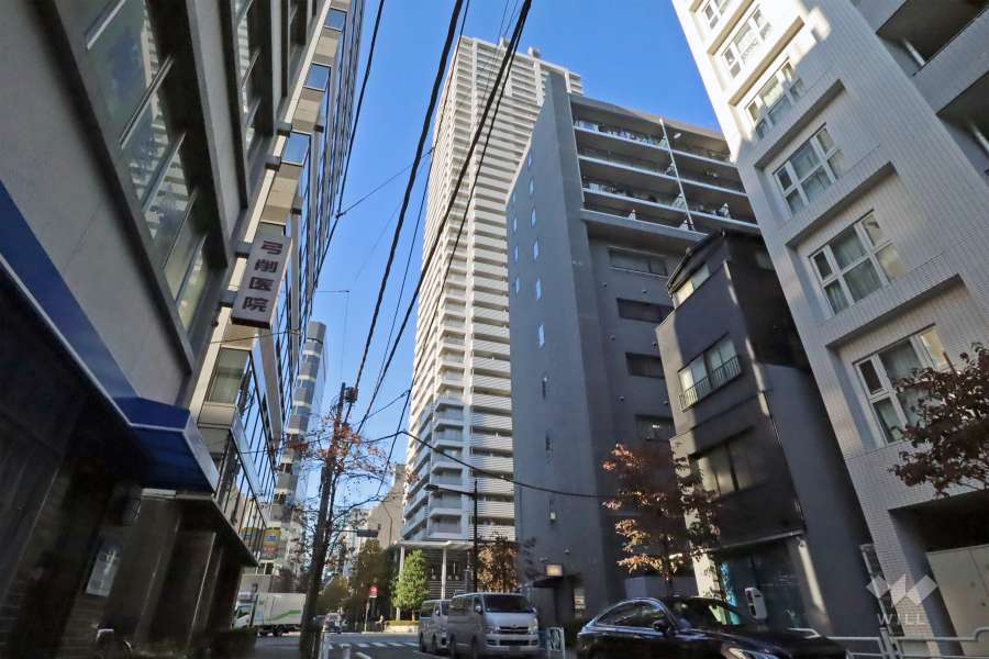 リガーレ日本橋人形町の外観（南側から）