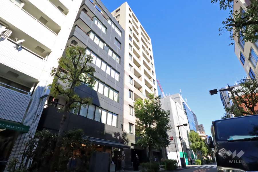 クレストフォルム日本橋人形町の外観（南側から）