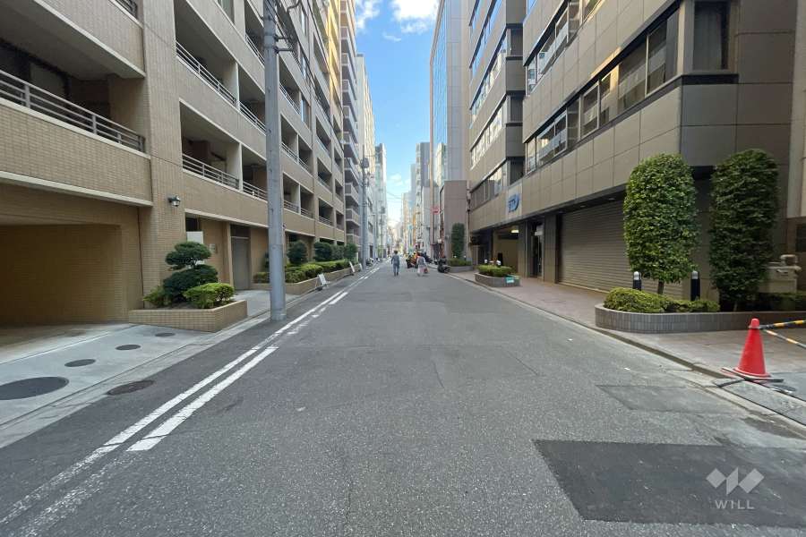 敷地南東側の前面道路　　