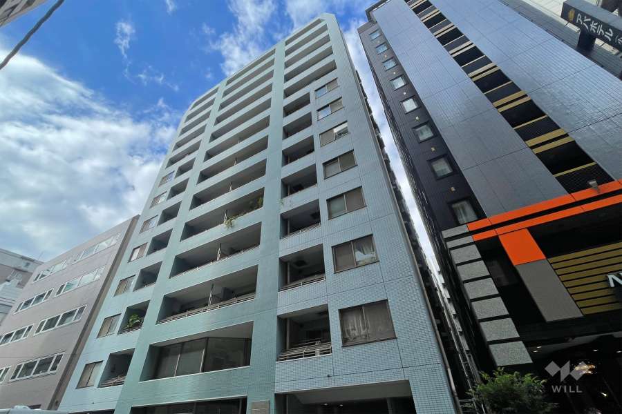 ファミール日本橋ブルークレールの外観（南東側から）