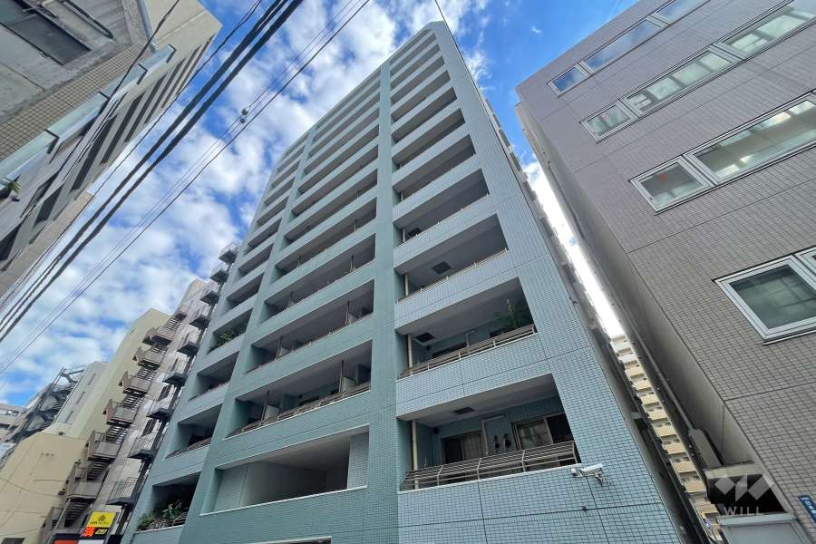 ファミール日本橋ブルークレールの外観（北西側から）