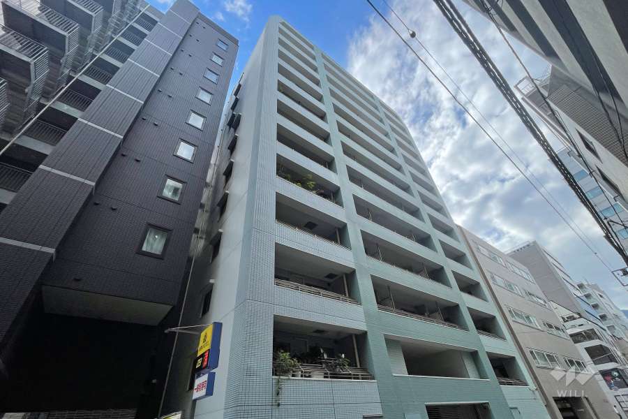 ファミール日本橋ブルークレールの外観（北東側から）