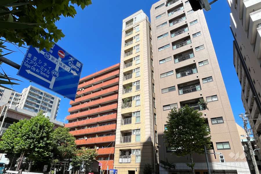 グランシティ日本橋水天宮の外観（南東側から）