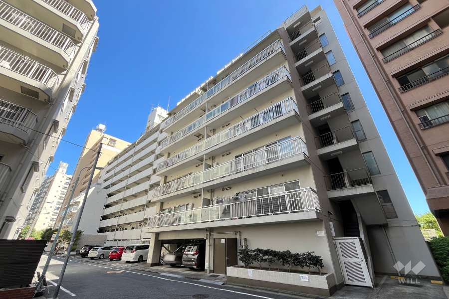 パシフィック浜町の外観（西側から）