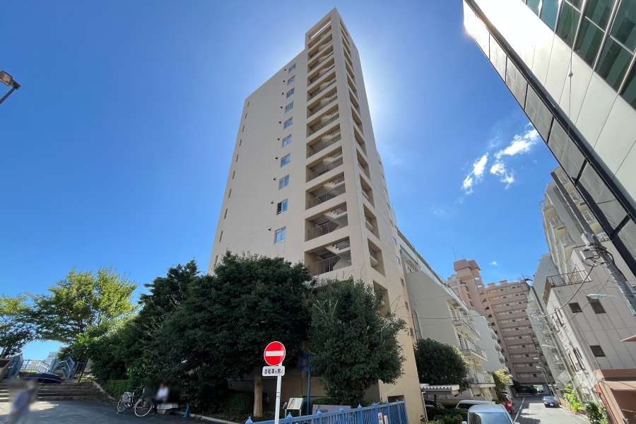 ヴェラハイツ日本橋浜町の外観（北西側から）