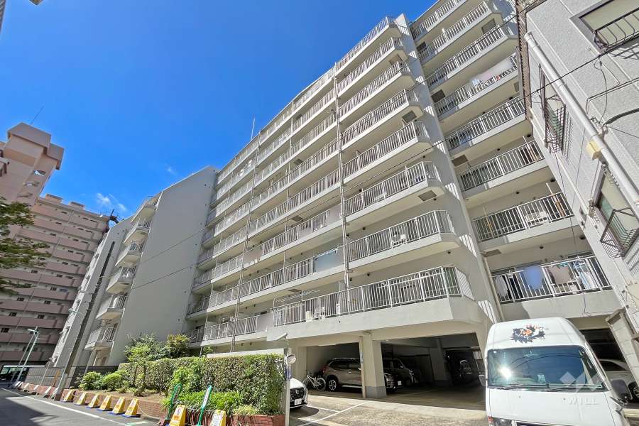 日商岩井日本橋浜町マンションの外観（南東側から）