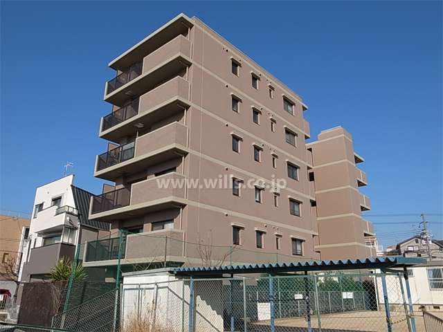 グランドメゾン西宮能登町の外観（南東側から）