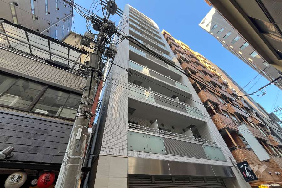 デュオスカーラ東日本橋の外観（南側から）