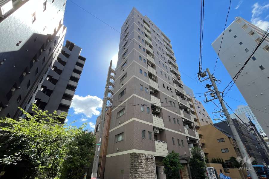 メインステージ日本橋箱崎２の外観（北西側から）