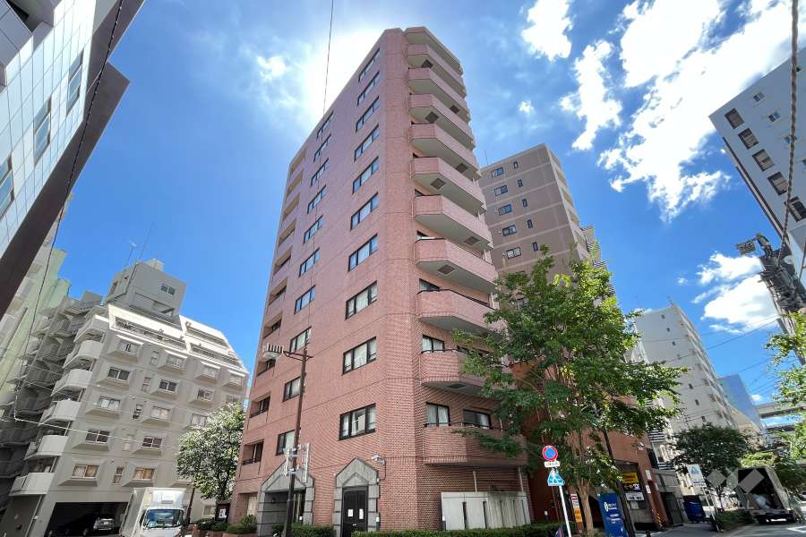 デリード日本橋箱崎の外観（北東側から）