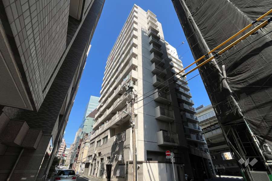 日本橋箱崎ハイツの外観（南西側から）