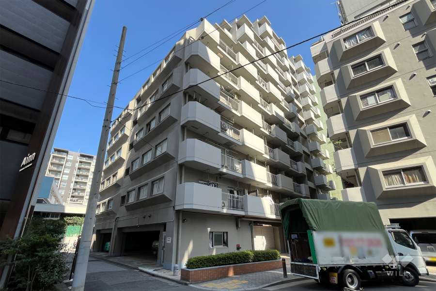 日本橋ニューシティダイヤモンドパレスB棟の外観（西側から）　
