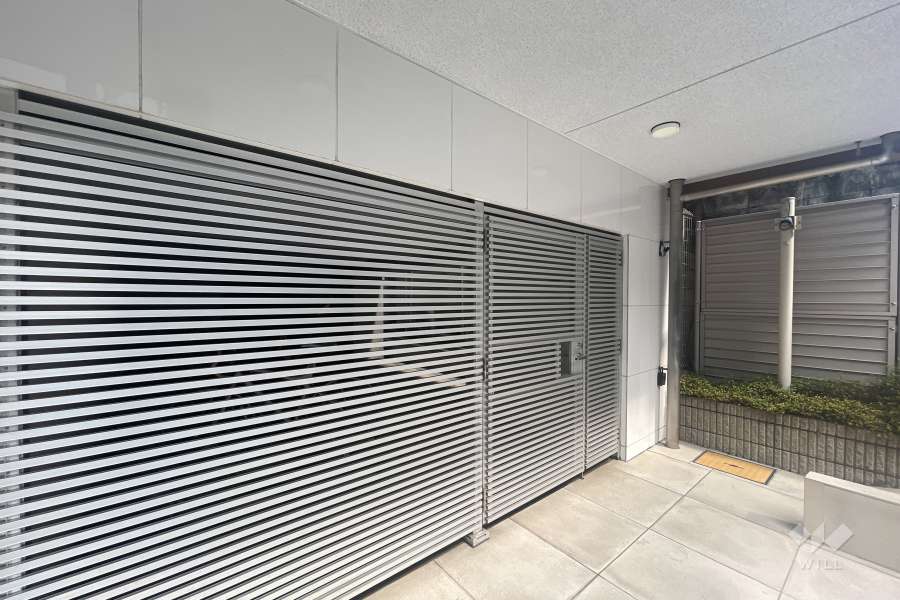 駐輪場の出入り口