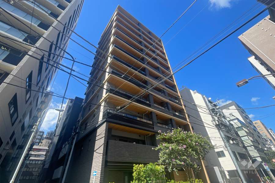 クレヴィア日本橋水天宮前ハマチョウレジデンスの外観（南側から）