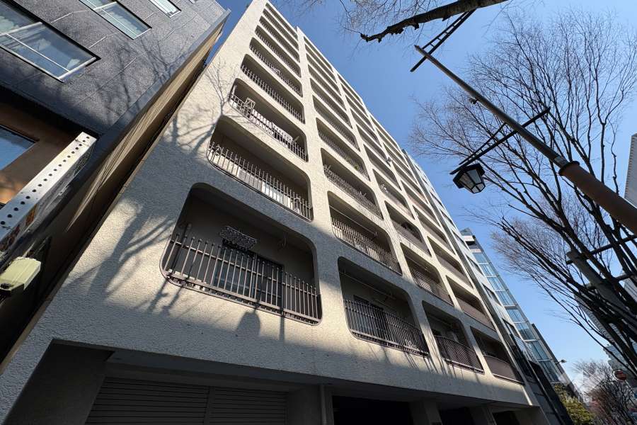 セブンスターマンション日本橋浜町の外観（北西側から）