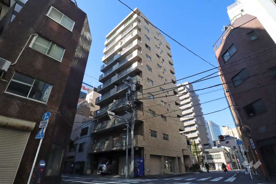 浜町パークハイツの外観(東側から)