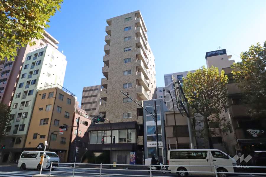 浜町パークハイツの外観(西側から)