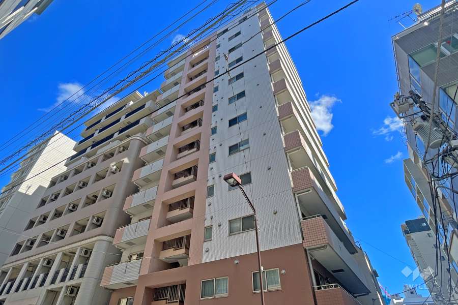 グリーンパーク日本橋浜町の外観（北西側から）