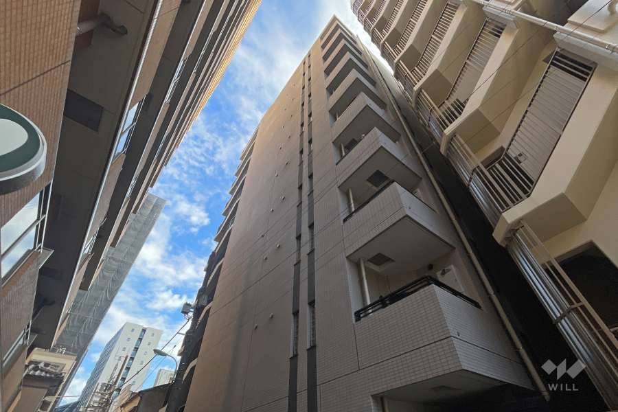 リビオ人形町日本橋浜町グリーンテラスの外観（北西側から）