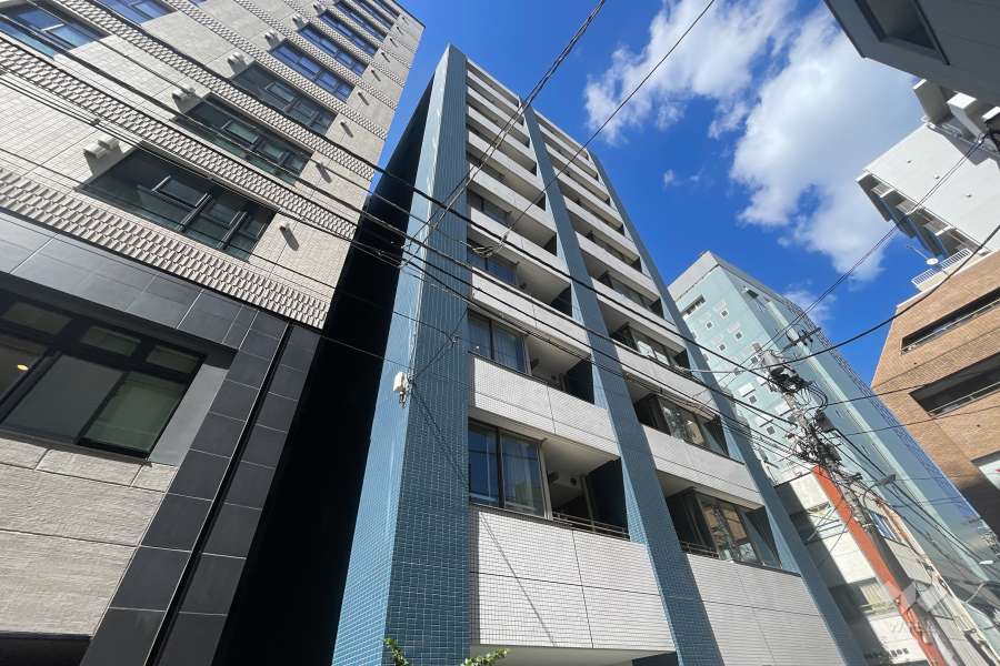 リビオレゾン日本橋浜町の外観(南側から）